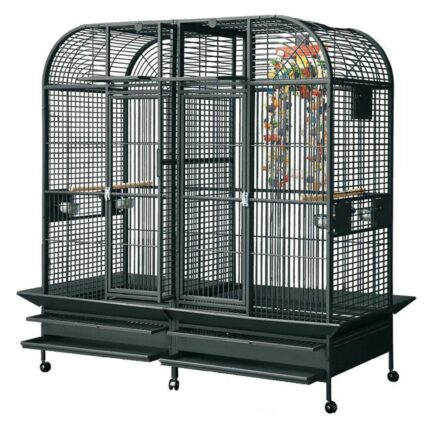 Large Parrot Cage with Divider